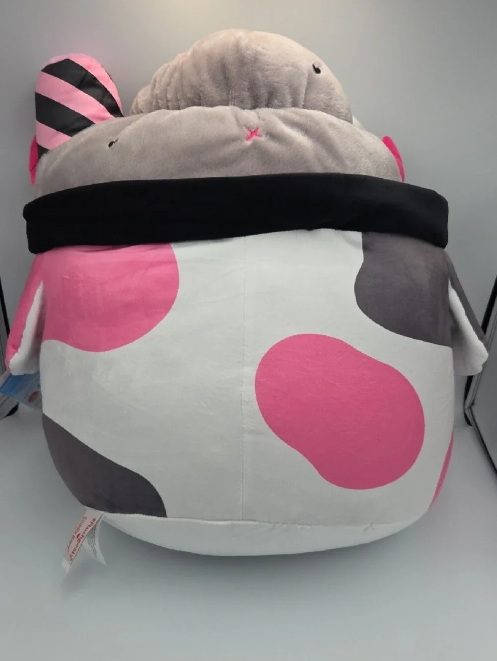 Plushgoals Cuddle Barn Kawaii Fiend Mooshake Pink Gray Cow Plush Toy Nwts Jumbo